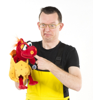 Goochelaar Jan goochelshow met draakje