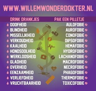 Goochelaar Jan Willem Wonderdokter spandoek