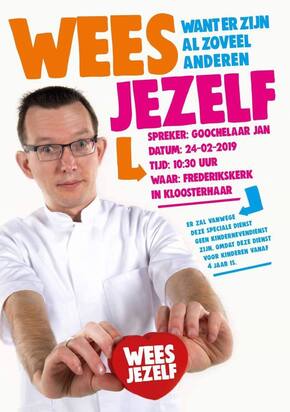Wees jezelf jeugddienst kerken