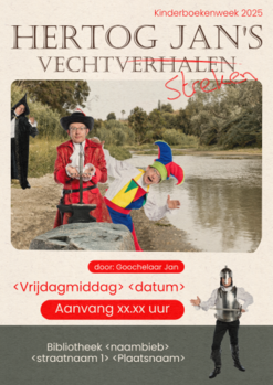 Goochelaar Jan Kinderboekenweek 2025 Hertog Jan poster