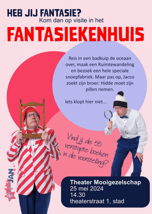 Poster Goochelaar Jan Fantasiekenhuis voorstelling