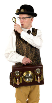 Goochelaar Jan Sterke Verhalen steampunk kostuum