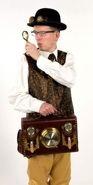 Goochelaar Jan Sterke Verhalen steampunk kostuum